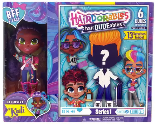 Hairdorables hairDUDEables Series 1 Kali BFF 2-Pack [Damaged Package]
