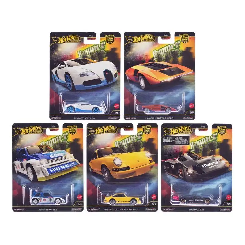 "Hammer Drop" 5 piece Set "Car Culture" 2024 Series F Diecast Model Cars by Hot Wheels