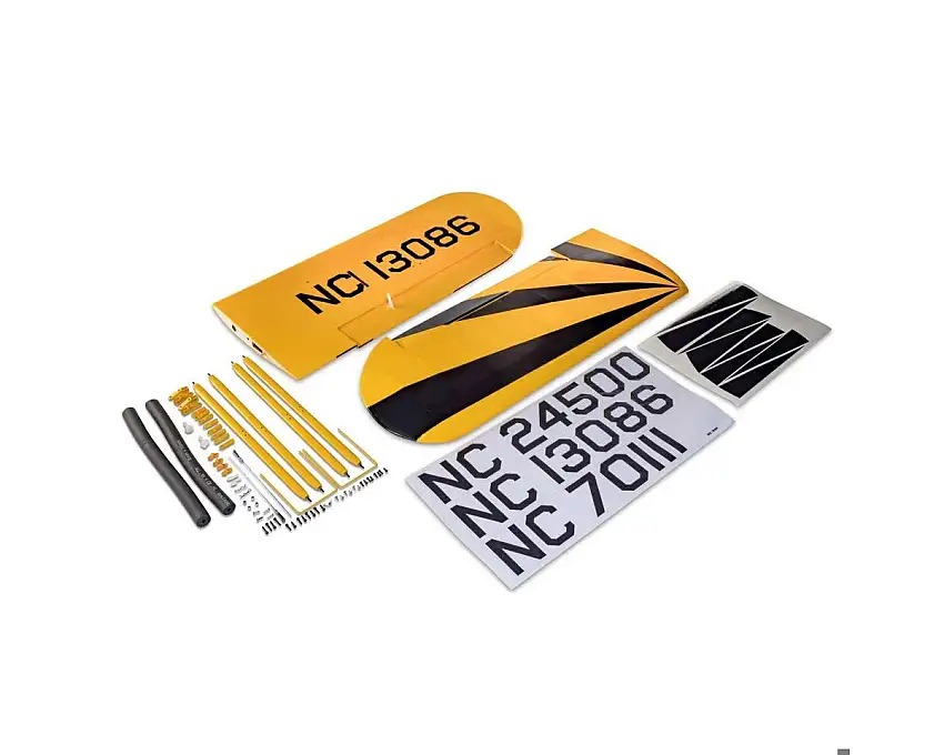 Hangar 9 Clipped Wing Set with Struts and Hardware: J-3 Cub 10cc