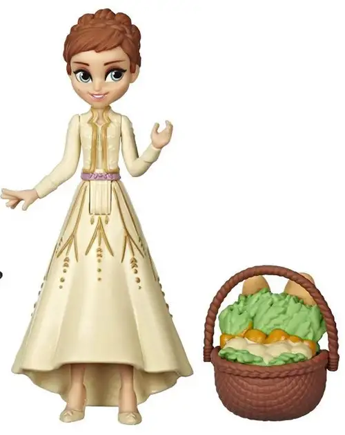 Disney Frozen 2 Frozen Adventure Collection Anna 4-Inch Figure [Tan Dress, With Basket Loose]
