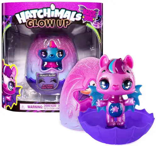 Hatchimals Season 7 Glow Up Magic Dusk 3-Inch Figure [RANDOM Figure]