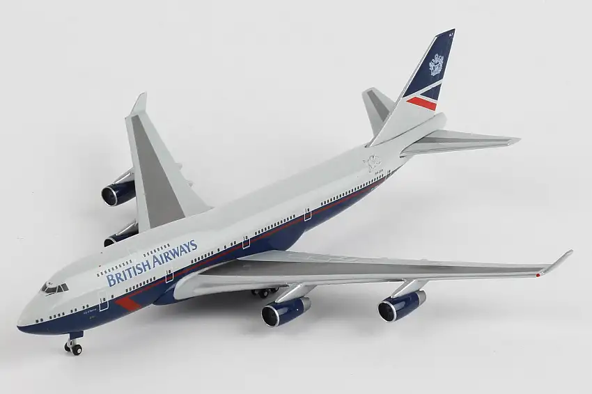 Herpa Wings HE533393 British 747-400 1/500 Landor