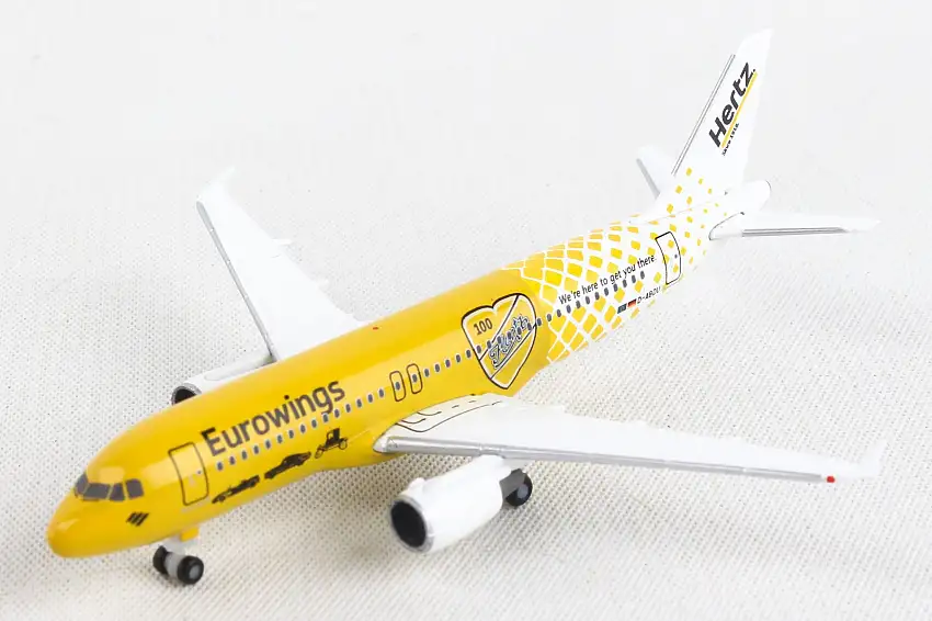 Herpa Wings HE533560 Eurowings A320 1/500 Hertz 100 Years