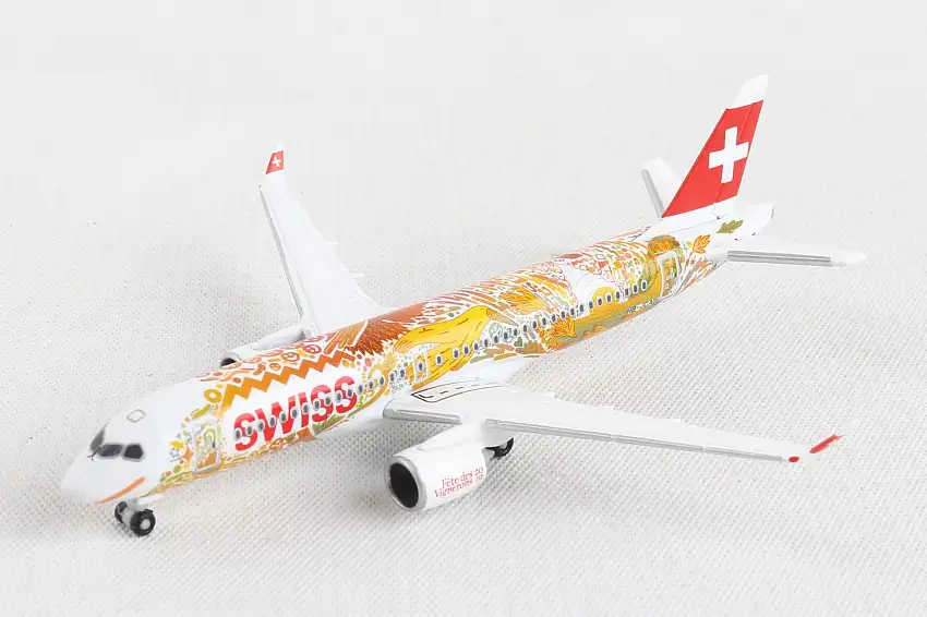 Herpa Wings HE533584 Swiss A220-300 1/500 Fete Des Vignerons