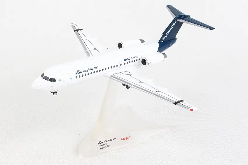Herpa Wings HE570640 Klm Cityhopper F-70 1/200