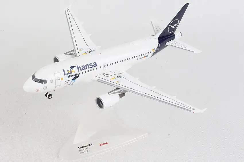 Herpa Wings HE570985 Lufhansa A319 1/200 Lu