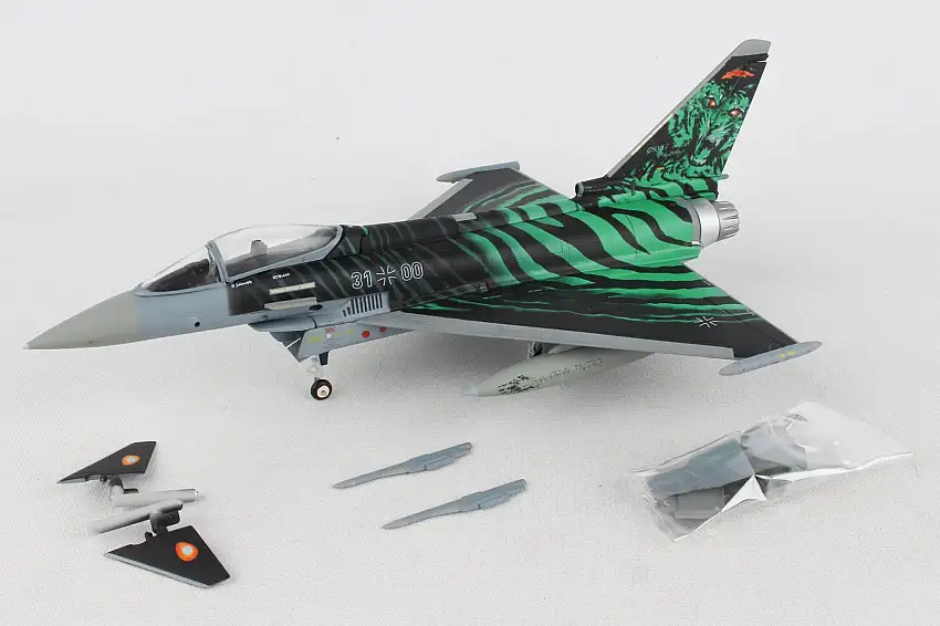 Herpa Wings HE580427 Luftwaffe Eurofighter Typhoon 1/72 Lwg74 Ghost Tiger**