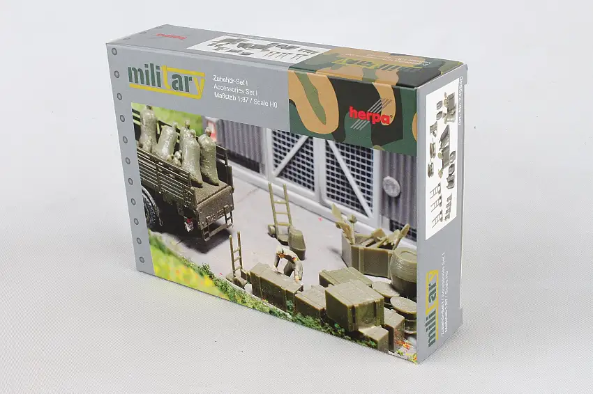 Herpa Wings HE745840 Military Wheelbarrows, Sack Barrows, Barrels