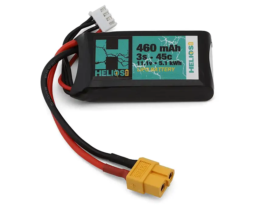 Helios RC 3S 45C LiPo Battery (11.1V/460mAh) w/XT60 Connector