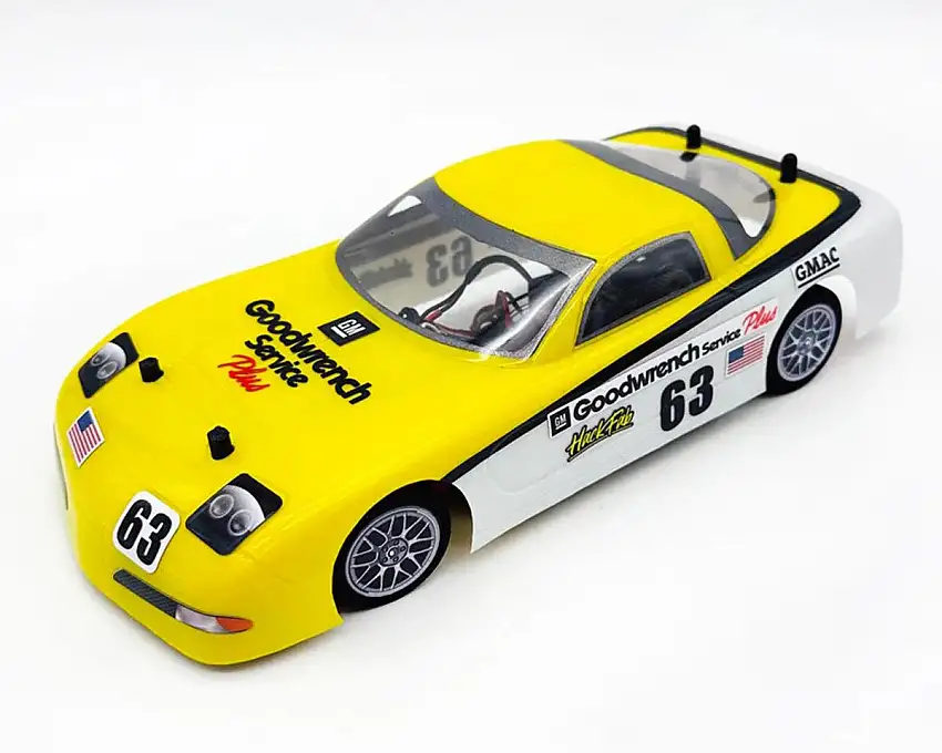 HackFab 1/18 CV Type 5 Micro-B Conversion Body (Clear) (147mm Wheelbase)