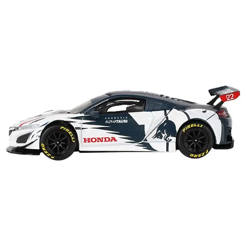 Honda NSX GT3 EVO #22 Yuki Tsunoda "AlphaTauri" "Red Bull Formula Nurburgring" (2023) Limited Edition to 6000 pieces Worldwide 1/64 Diecast Model Car by Mini GT