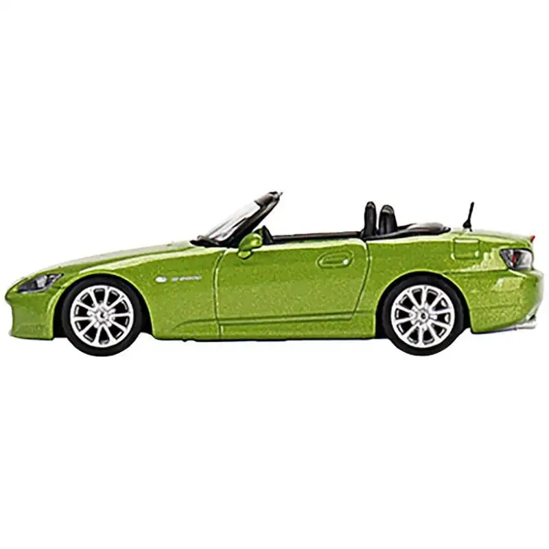 Honda S2000 (AP2) Convertible Lime Green Metallic Limited Edition to 1800 pieces Worldwide 1/64 Diecast Model Car by Mini GT