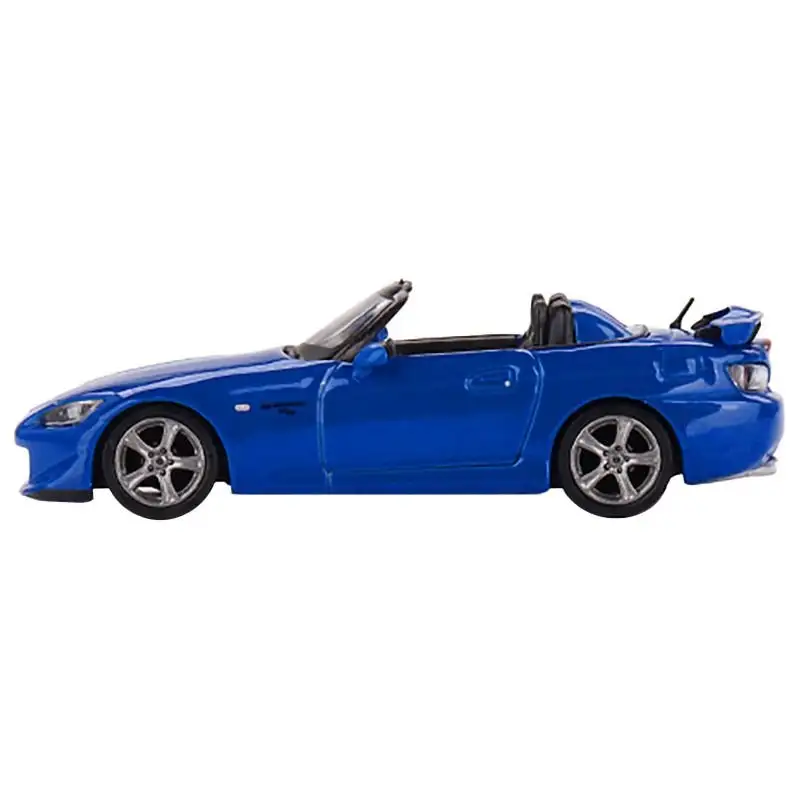 Honda S2000 (AP2) CR Convertible Apex Blue Metallic Limited Edition to 1200 pieces Worldwide 1/64 Diecast Model Car by Mini GT