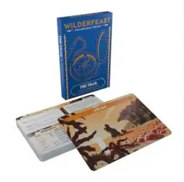 HORHG218 Horrible Guild Game Studio Wilderfeast Role Playing Game: The Trail - Areas Reference Deck