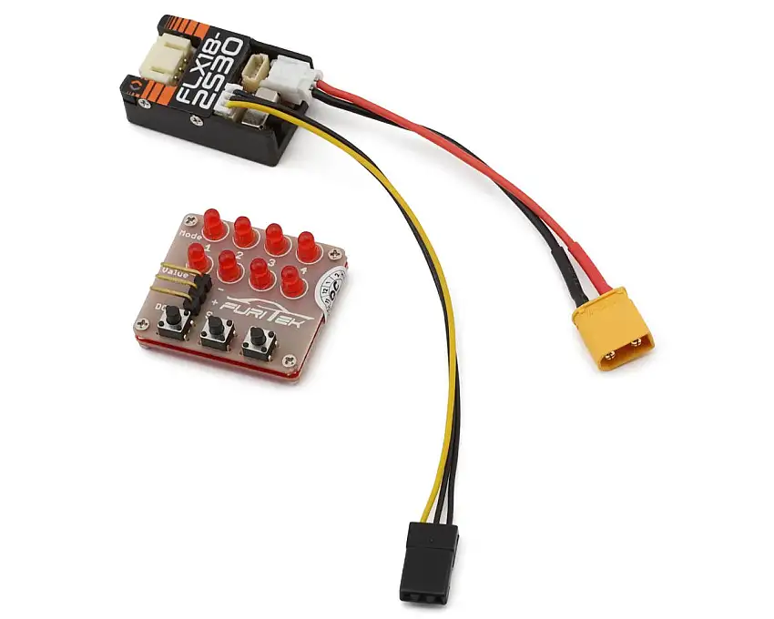 HPI FLX18-2S30 Flux Brushless Micro Crawler ESC w/XT-30 Connector & Programming Card
