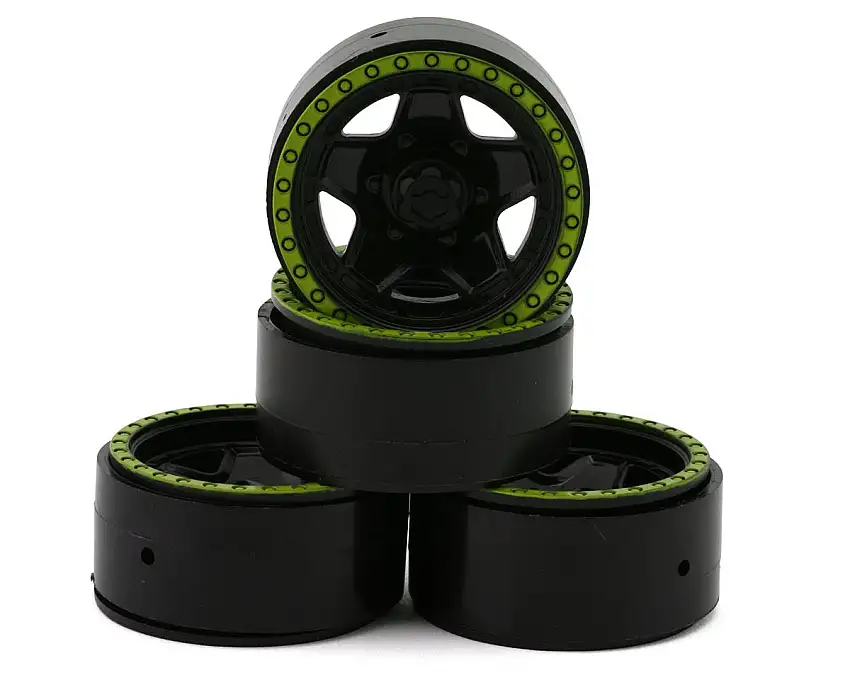 HPI Venture 18 CL-5 1.2" Composite Beadlock Wheels (Green) (4)