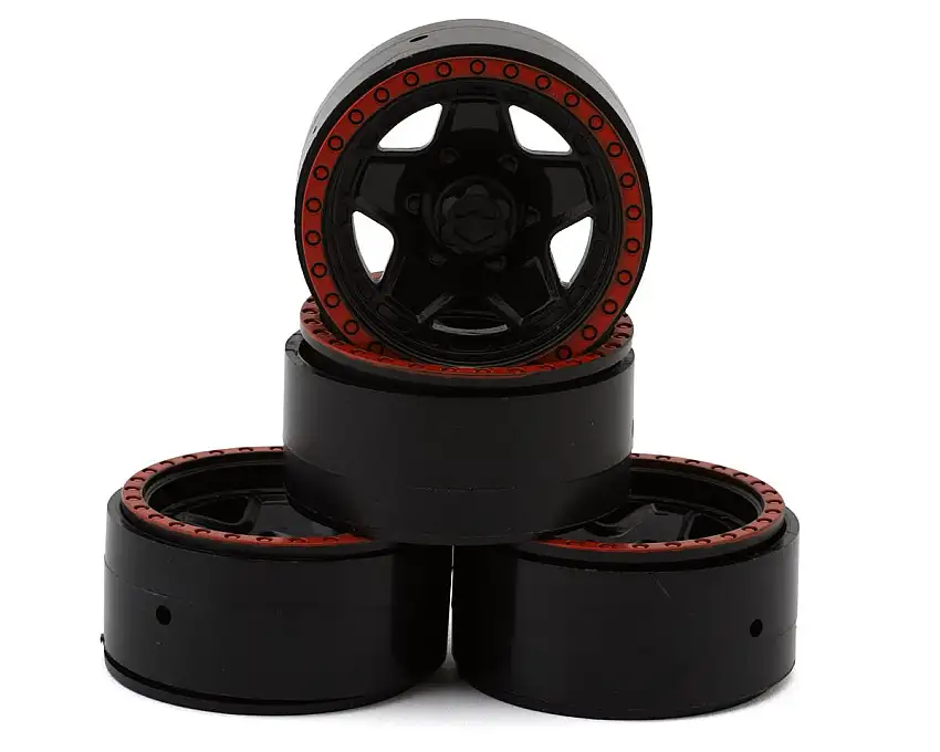HPI Venture 18 CL-5 1.2" Composite Beadlock Wheels (Red) (4)