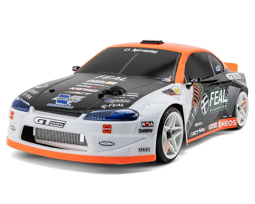 HPI Sport 3 Drift Nissan Silvia S15 Aurimas "Odi" Bakchis 1/10 RTR 4WD Drift Car w/2.4GHz Radio, 7.2V Battery & Charger