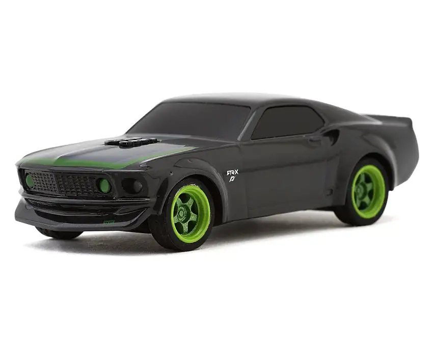 HPI Nano-TTR 1969 Ford Mustang 1/64 RTR-X Electric 2WD Micro Touring RC Car (Grey) (Car Only)