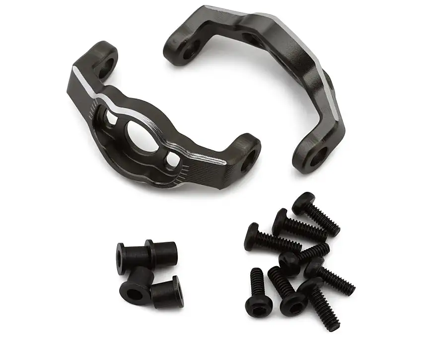 HPI Venture 18 Aluminum C-Hubs (Gunmetal) (2) (Straight Axle)