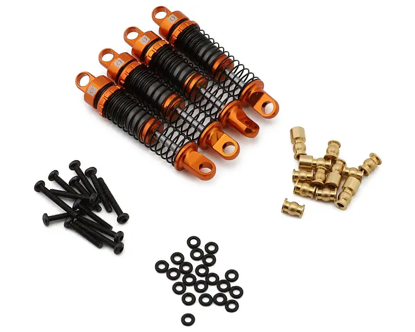HPI Venture18 Aluminum Oil-Filled Shocks (Orange) (4)