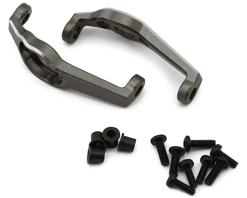 HPI Venture 18 Aluminum C-Hubs (Gunmetal) (2) (Portal Axle)