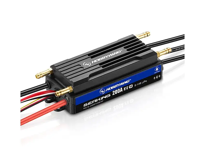 Hobbywing SeaKing 200A HV V4 Brushless Marine ESC