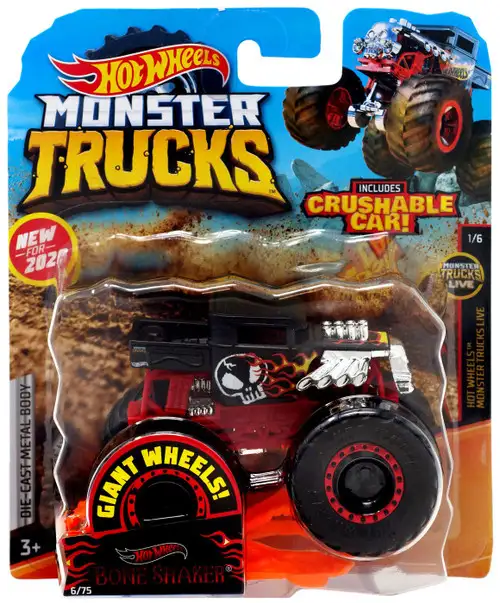Hot Wheels Monster Trucks Bone Shaker Diecast Car [New for 2020]