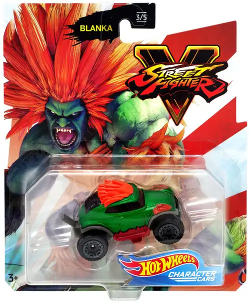Hot Wheels Street Fighter V Character Cars Blanka Diecast Car #3/5