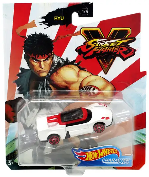 Hot Wheels Street Fighter V Character Cars Ryu Diecast Car #1/5