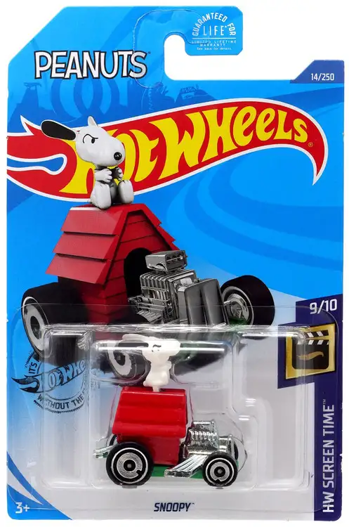 Hot Wheels Peanuts HW Screen Time Snoopy Diecast Car #9/10