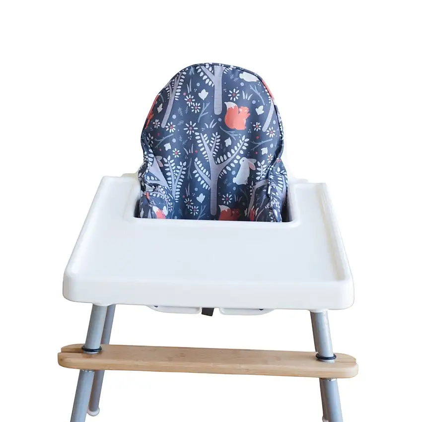 Navy Woodland Ikea Antilop Cushion Cover