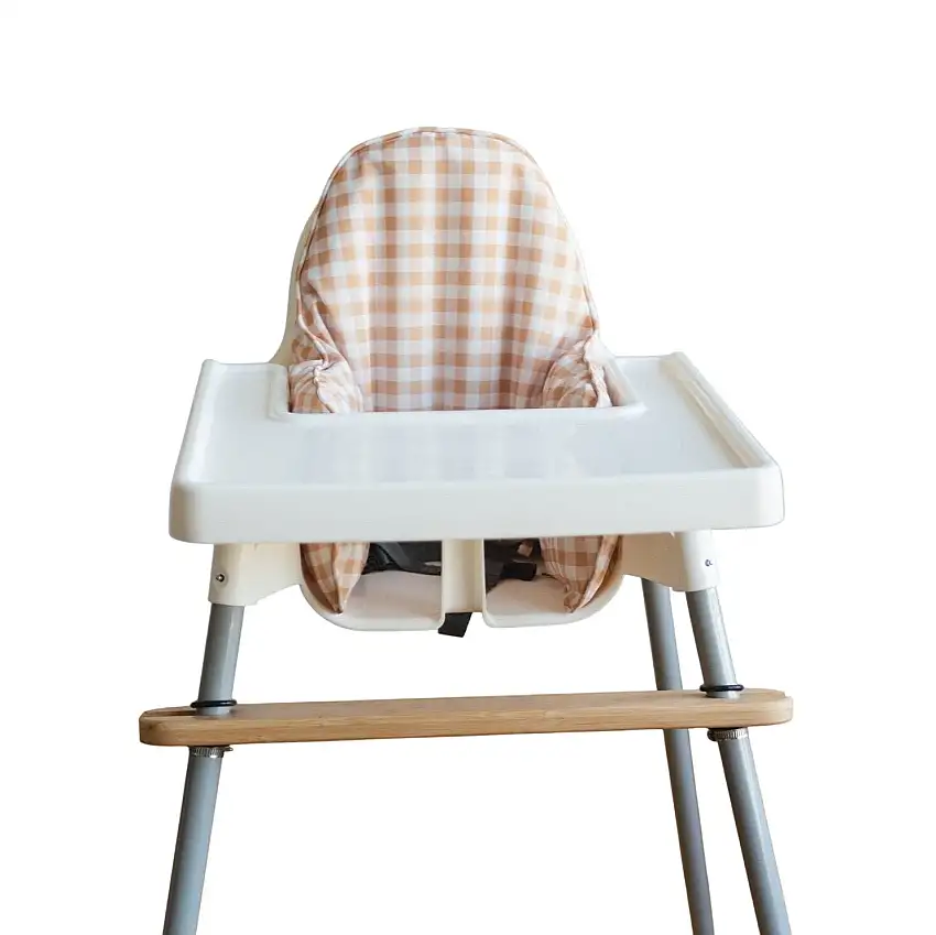 Yellow Gingham Ikea Antilop Cushion Cover