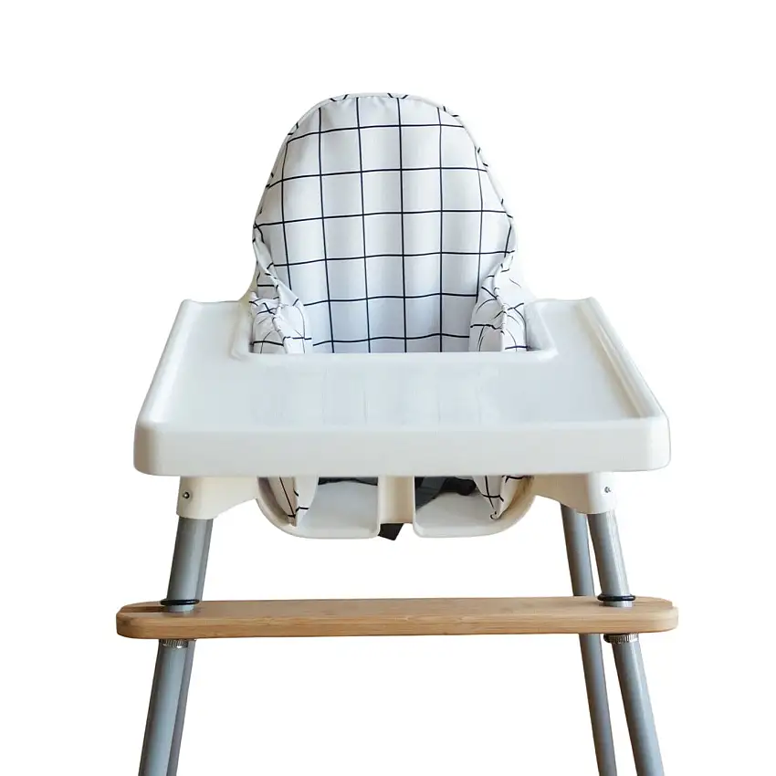 White & Black Windowpane Ikea Antilop Cushion Cover