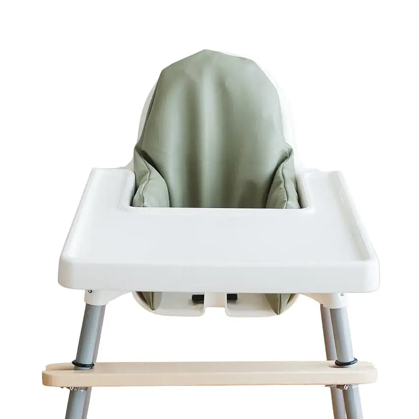 Olive Vegan Leather Ikea Antilop Cushion Cover