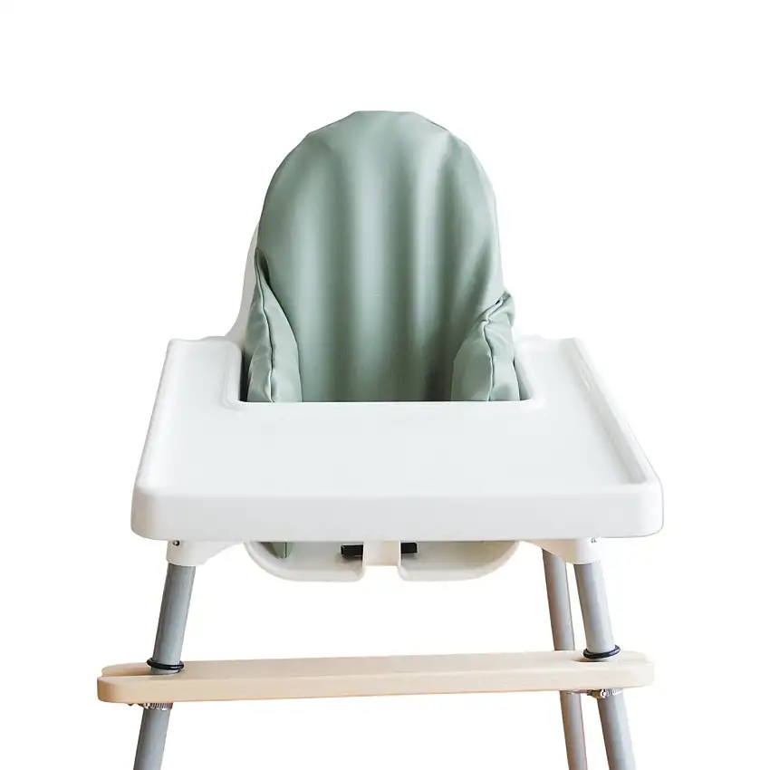 Sage Green Vegan Leather Ikea Antilop Cushion Cover