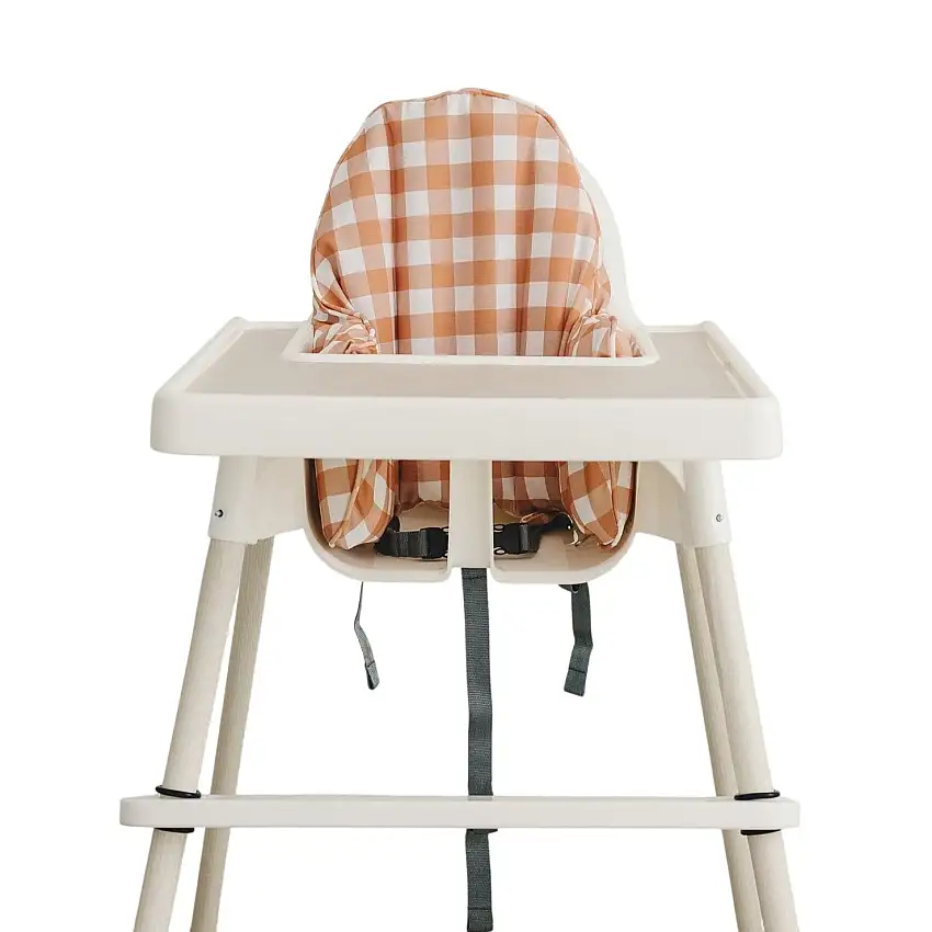 Pumpkin Gingham Ikea Antilop Cushion Cover