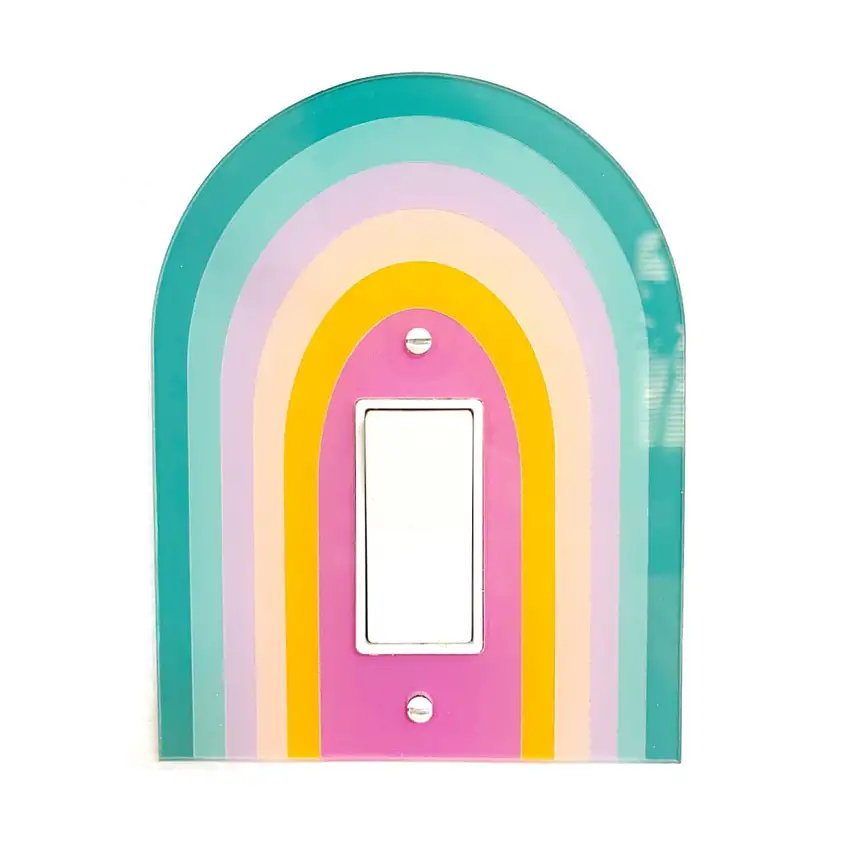 Rainbow Light Switch Plate