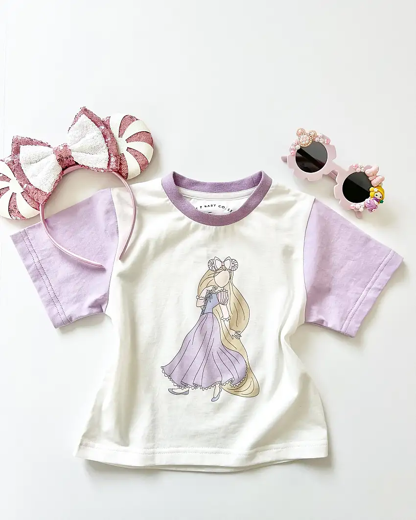 Lilac Princess Toddler & Kids T Shirt