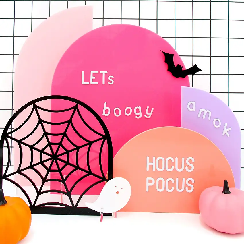 Acrylic Halloween Decor Stands