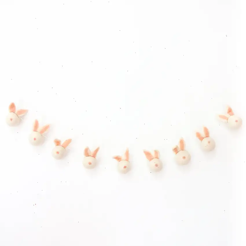 Bunny Felt Garland