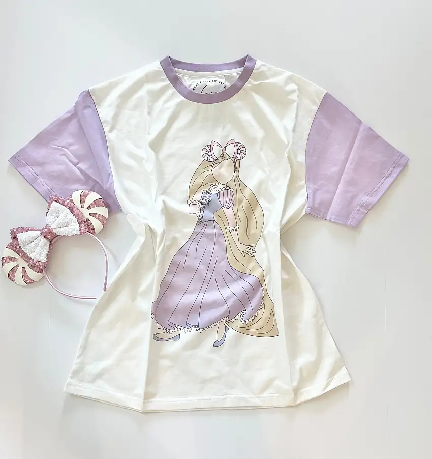 Lilac Princess Adult Relaxed Fit T-shirt