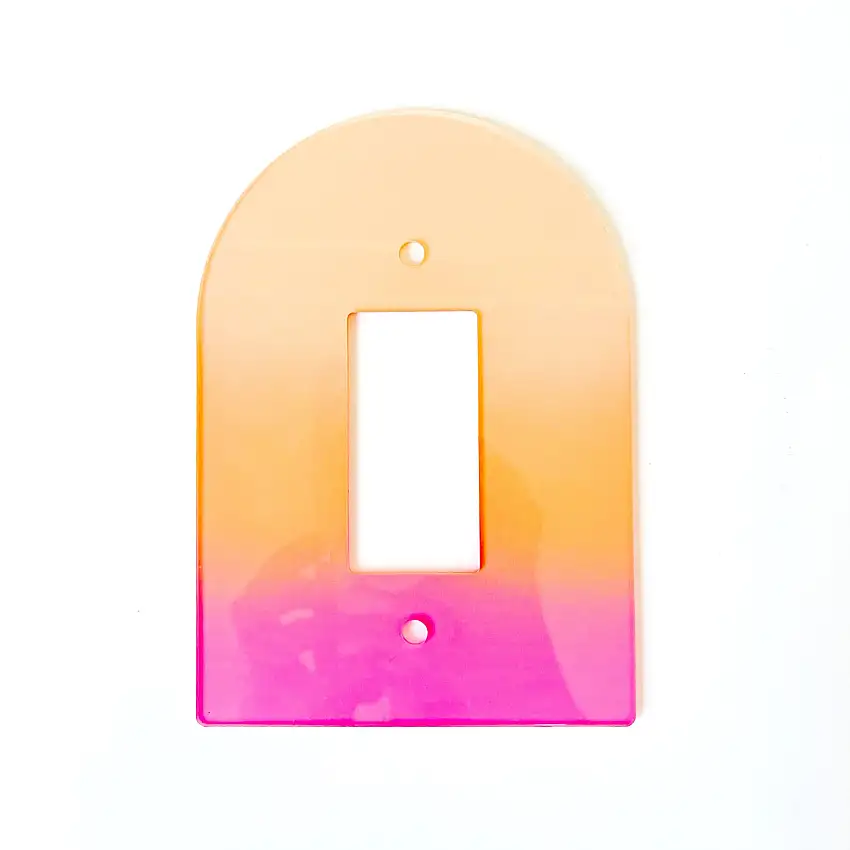 Arch Light Switch Plate