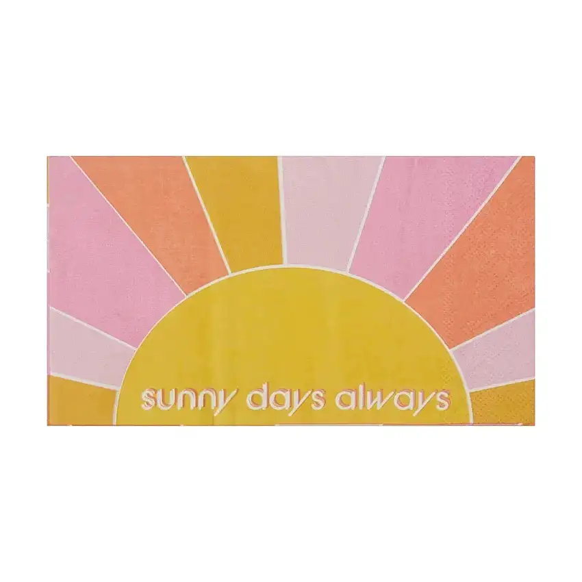 Sunburst Sunny Days Always Paper Napkin
