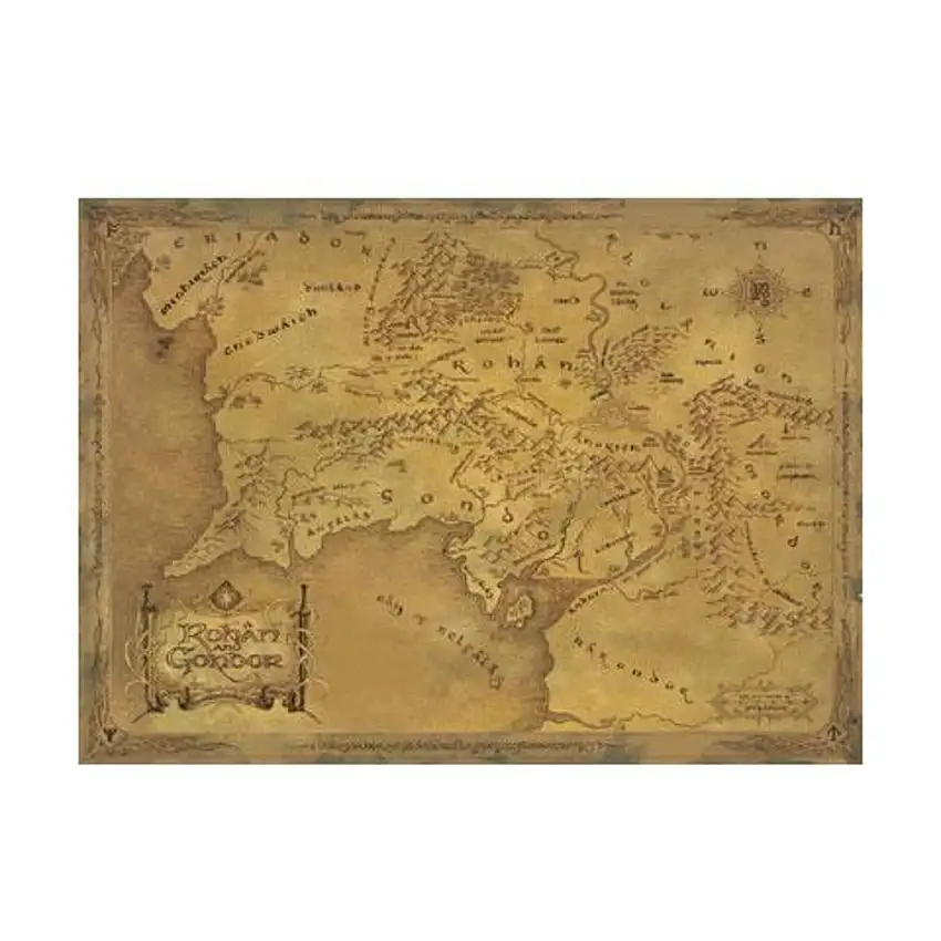 Rohan and Gondor Collector's Map