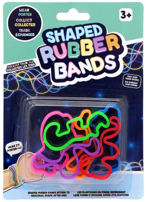 Shaped Rubber Bands Wildlife Shaped Rubber Band Bracelets