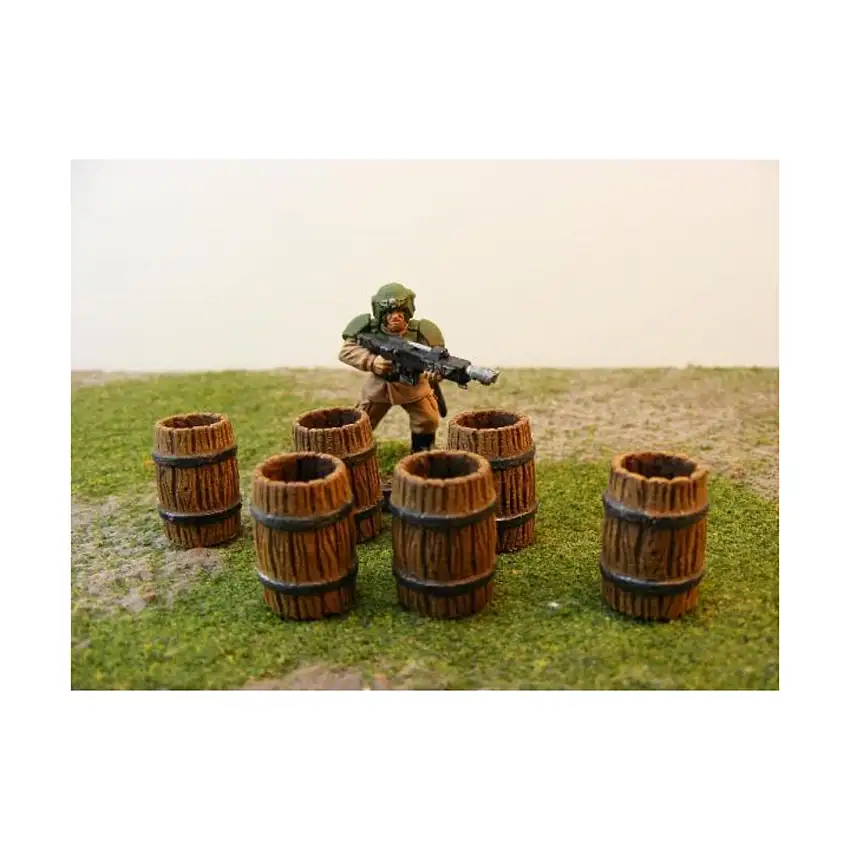 Open Wooden Barrels