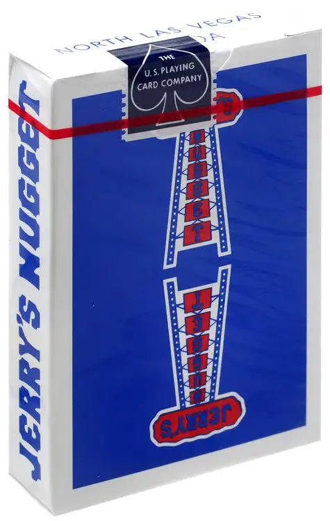 Jerry's Nugget Limited Edition Playing Card Deck [Blue, Modern Feel]