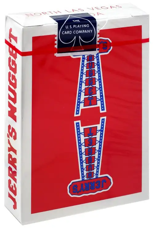 Jerry's Nugget Limited Edition Playing Card Deck [Red, Modern Feel]