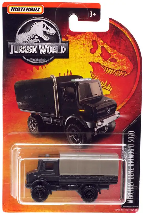 Jurassic World Matchbox Mercedes-Benz Unimog U 5020 Diecast Vehicle [Black]